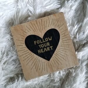 COPY - Follow Your Heart Sign Wooden Farmhouse Si…